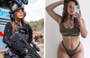 SHE SHOWED UP: OnlyFans star Natalia Fadeev has enlisted in the Israeli Army. NATALIA FADEEV/ TWITTER