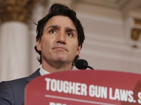 Prime Minister Justin Trudeau announces new gun control legislation in Ottawa on Monday, May 30, 2022.
