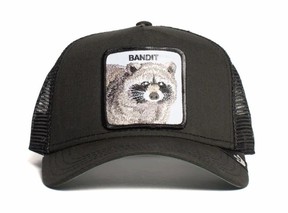 An unidentified man wearing a hat like this one is suspected of painting hate symbols on a mosque in Toronto's east end on Friday, Oct. 6, 2023.