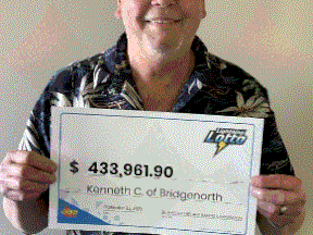 Lottery winner Kenneth Clute