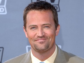 Actor Matthew Perry attends the 2003 TV Land awards at the Palladium theatre in Hollywood on March 2, 2003.