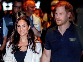 Meghan and Prince Harry at the Invictus Games