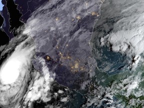 Hurricane Lidia in the Pacific Ocean
