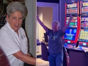 Veteran race car driver Christy Georges-Barnett scored $1 million while playing a slot machine in Las Vegas.