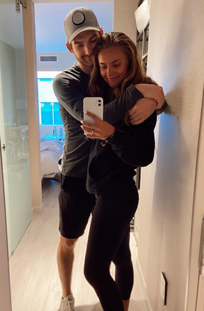 Adam Johnson and Ryan Wolfe in an image posted to her Instagram on June 22, 2021.