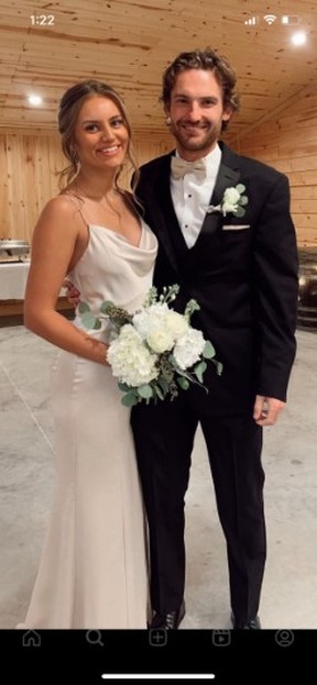Ryan Wolfe pays tribute to her fiance' Adam Johnson on social media following his tragic death on the hockey rink in England Saturday