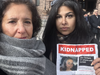 Olga Goldberg and MPP Goldie Ghamari at the special Iranian Canadian vigil for peace in Israel Sunday where they called for the release of Israeli hostages