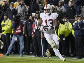 Stanford wide receiver Elic Ayomanor.