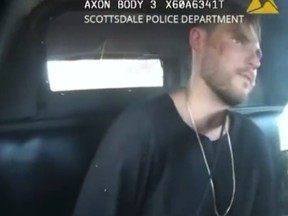 Police bodycam footage of Alex Galchenyuk's arrest.
