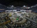 A view of construction at Rogers Centre taken on Nov. 13, 2023.