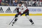 Maple Leafs' Auston Matthews skates with the puck during the 2022 all-star game at T-Mobile Arena on Feb. 5, 2022 in Las Vegas.
