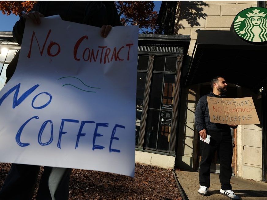 Thousands Of Starbucks Workers Go On A One-day Strike | Toronto Sun