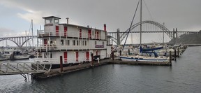 The Newport Belle Bed & Breakfast is a 97-foot paddlewheel boat built in 1993. She is permanently moored in the South Beach Marina in Newport. SARA SHANTZ/PHOTO