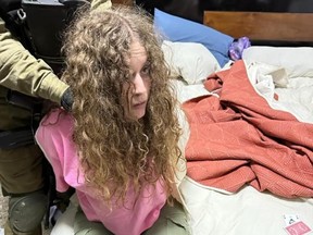 Ahed Tamimi, a young Palestinian activist, was arrested in the West Bank on Monday and accused of "inciting violence and terrorist activities."