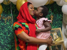Bernice Nantanda Wamala is seen here with her mom Maurine Mirembe. The three-year-old girl became ill on Sunday, March 7, 2020 after a sleepover at her best friend's Scarborough apartment and died a few hours later in hospital. Her three-year-old friend also got sick but survived.