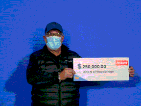 Lottery winner Dino Novello