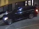 An image released by Toronto Police of an SUV sought in a fatal hit-run on Tuesday, Nov. 14, 2023.