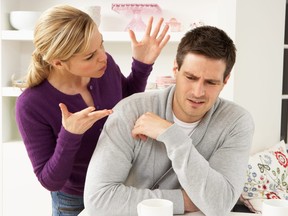 Young Couple Having Argument In Kitchen At Home