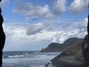 The pristine Oregon coastline.