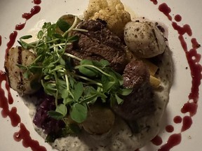The beef medallions and scallops were delicious at the Clock Tower restaurant. IAN SHANTZ/TORONTO SUN