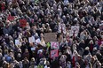 Iceland's prime minister and women across the island nation held a 24-hour strike to push for an end to unequal pay and gender-based violence in Reykjavik on Tuesday, Oct. 24, 2023.