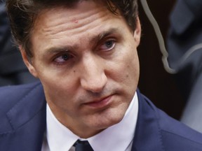 Close up of Justin Trudeau