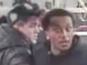 Investigators need help identifying four men suspected of assaulting a TTC passenger on a streetcar on Sunday, March 5, 2023.
