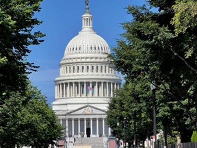 The U.S. Capitol building is seen on Capitol Hill in Washington, D.C, Aug. 14, 2022.