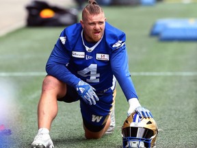 Linebacker Adam Bighill didn't practise all week, but was active for the Grey Cup.