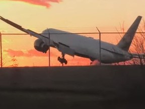 An Air Canada Boeing 777-300ER avoids crash-landing at Pearson airport on Monday.