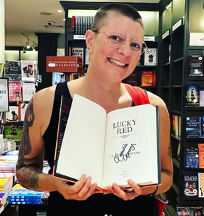 GO WOKE, GO BROKE: Lucky Red by Claudia Cravens which earned the author a $500,000 advance while selling just 3,500 copies.. INSTAGRAM