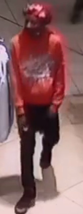 Investigators need help identifying this man who is suspected of assaulting a woman in a Brampton mall on Oct. 23, 2023.