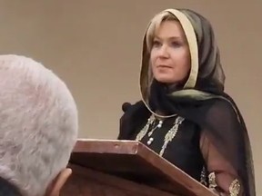 Mississauga Mayor Bonnie Crombie was bullied, intimidated and humiliated by men and women inside a Hamilton mosque.