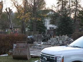 People studying the scene of a house that blew up Sunday in Scarborough said it looks as if a bomb had gone off, columnist Joe Warmington writes..