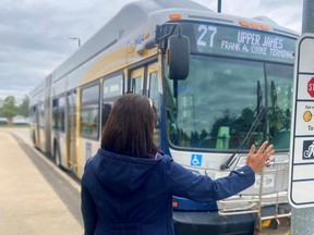 A Hamilton bus.