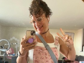 Selfie of Lilly Contino, a transgender woman who is constantly being misgendered.