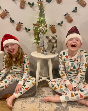 Madi Ambos, 10, the chairkid for the Sun Christmas Fund for Variety Village, is pictured here with her brother Jack.