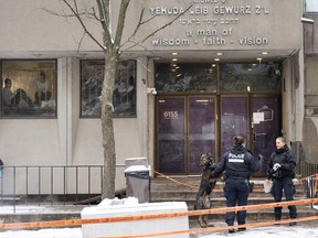 Police investigate the Yeshiva Gedolah school