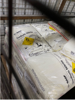 Bags of sodium nitrate at the workplace of Francis Ngugi. AGREED STATEMENT OF FACTS