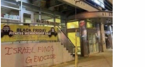 Anti-Semitic attack on Miles Nadal Jewish Community Centre has been denounced by all sides of Israel-Gaza conflict -- supplied photo