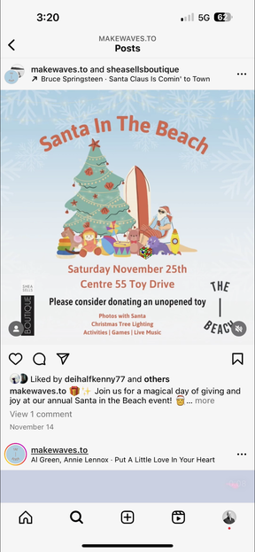 Some events in Toronto call it a Christmas Tree lighting like this one in The Beaches and some don't