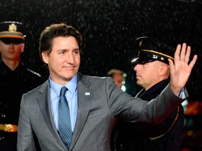 Prime Minister Justin Trudeau arrives for the leaders and spouses dinner during the Asia-Pacific Economic Cooperation (APEC) Leaders' Week at the Legion of Honor in San Francisco, Calif., on Nov. 16, 2023.