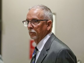 FILE - James Heaps appears in the Los Angeles Superior Court on June 26, 2019. Heaps, a former gynecologist at the University of California, Los Angeles who was sentenced to prison for sexually abusing two patients, can be retried on charges involving four other women, a judge ruled Friday, Nov. 3, 2023.