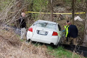 A GRISLY FIND: The crime scene. NASHVILLE POLICE