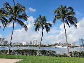 A spectacular view of the West Palm Beach skyline