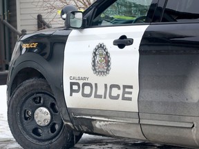 A Calgary police cruiser is seen in a file image.