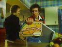Former Maple Leafs Brian Glennie and Lanny McDonald take part in an ad for Swanson's Hungry Man frozen meals.