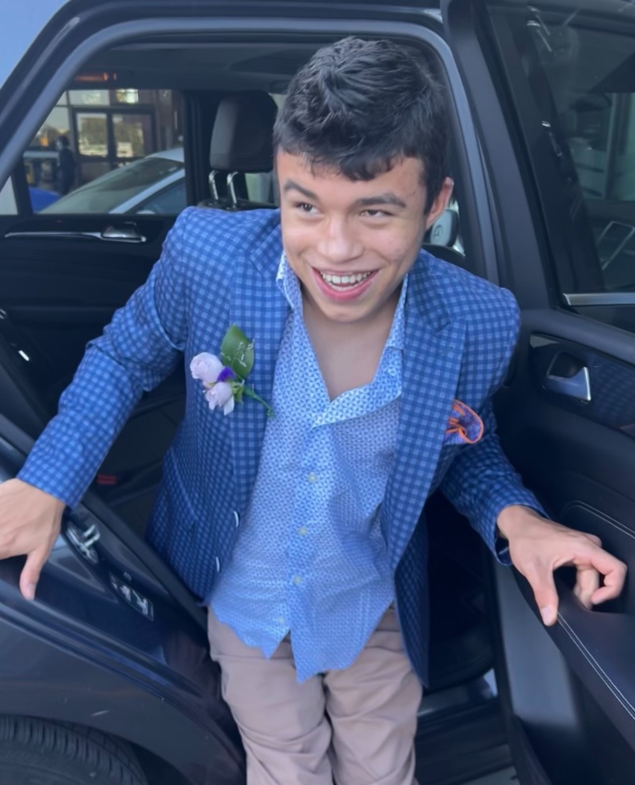  FILE: PHOTO: Alexander James “A.J.” Morrison, 17, at his prom.