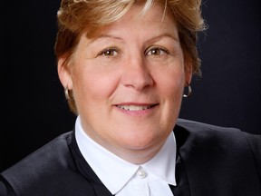 Quebec Court of Appeal Justice Marie-Josee Hogue poses in this undated handout photo.