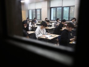 South Korean students